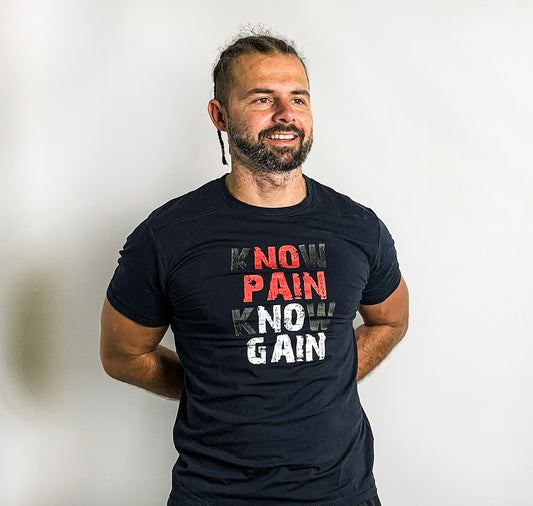 (K)No(W) Pain (K)No(W) Gain T-shirt