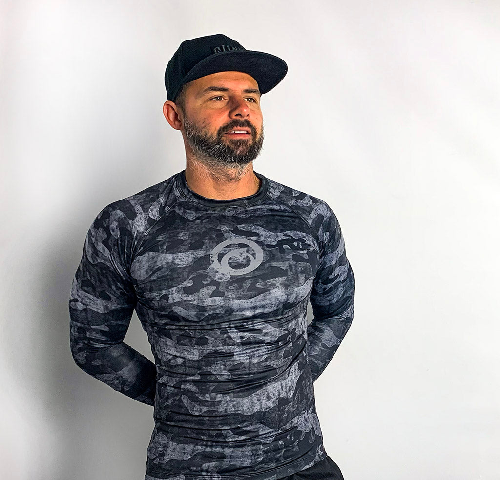 Rashguard Rust Camo Black