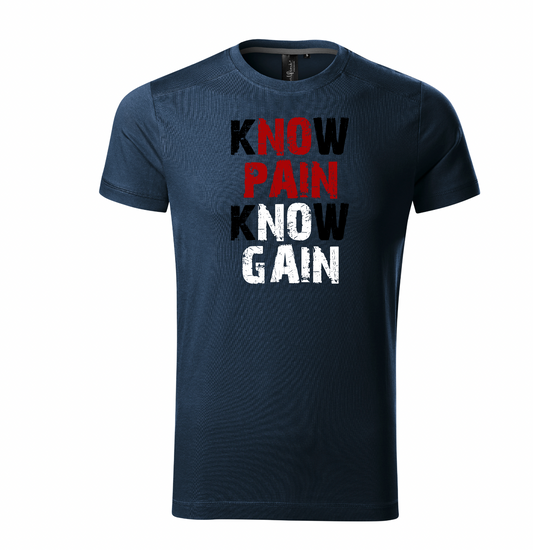 (K)No(W) Pain (K)No(W) Gain T-shirt